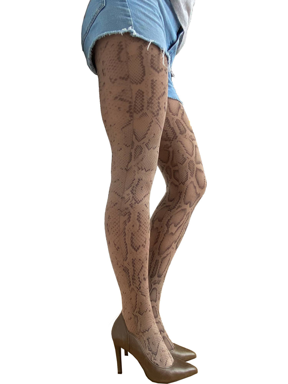 Malka Chic Snakeskin Tights