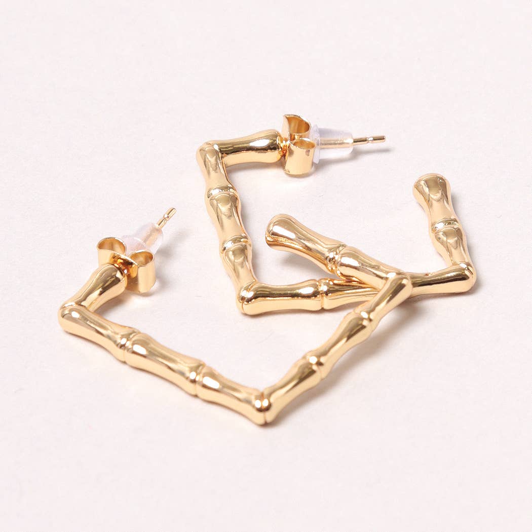 Bamboo Post Earring