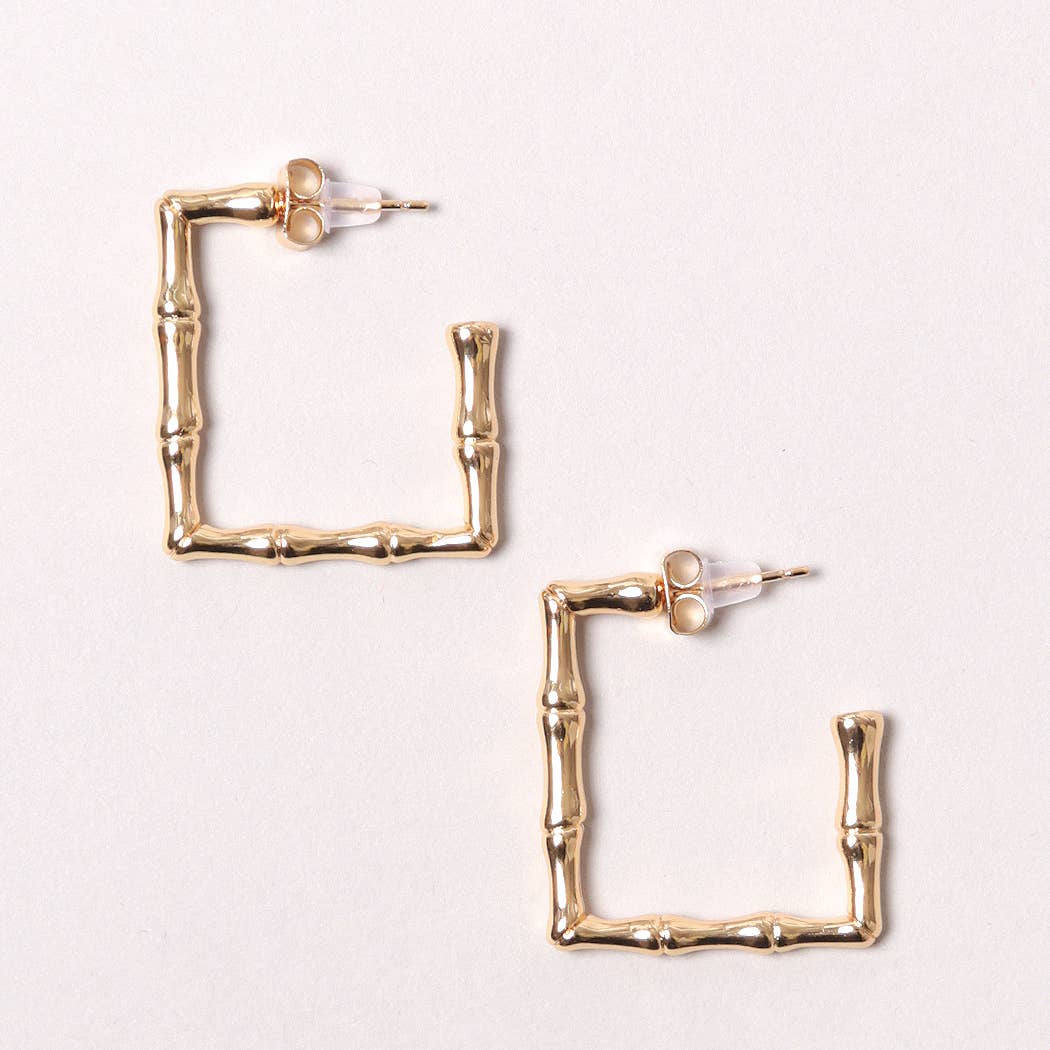 Bamboo Post Earring