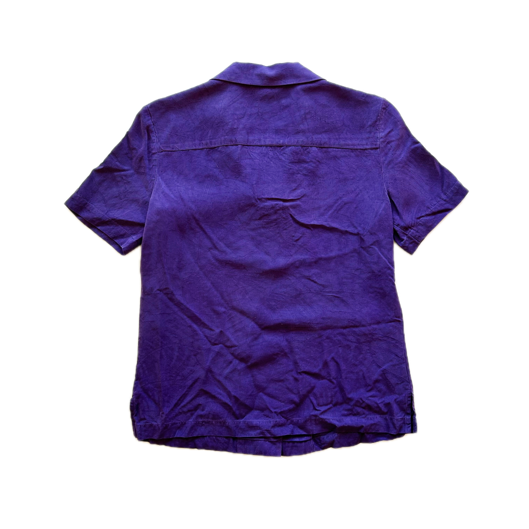 Purple Silk Tommy Bahama Blouse