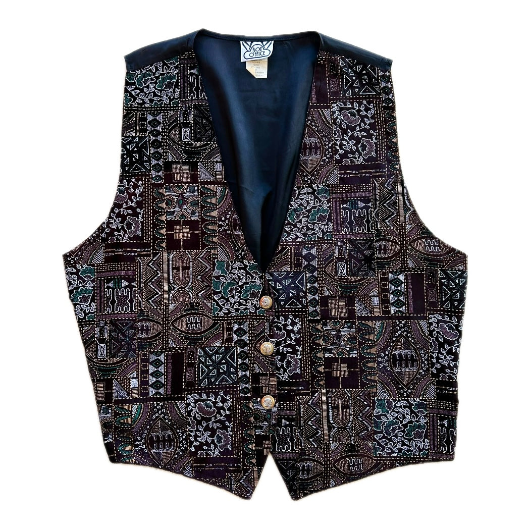 Velvet Texture Paint Vest