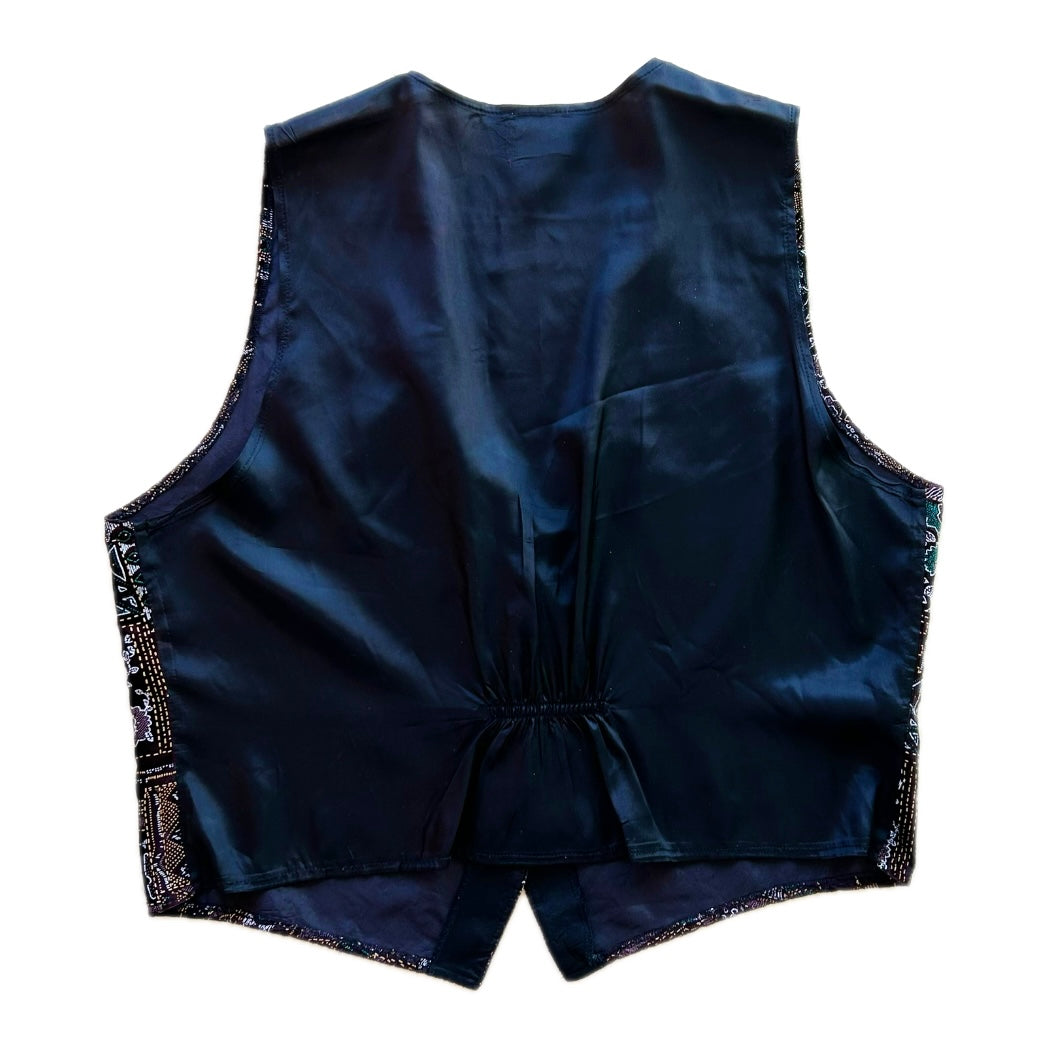 Velvet Texture Paint Vest