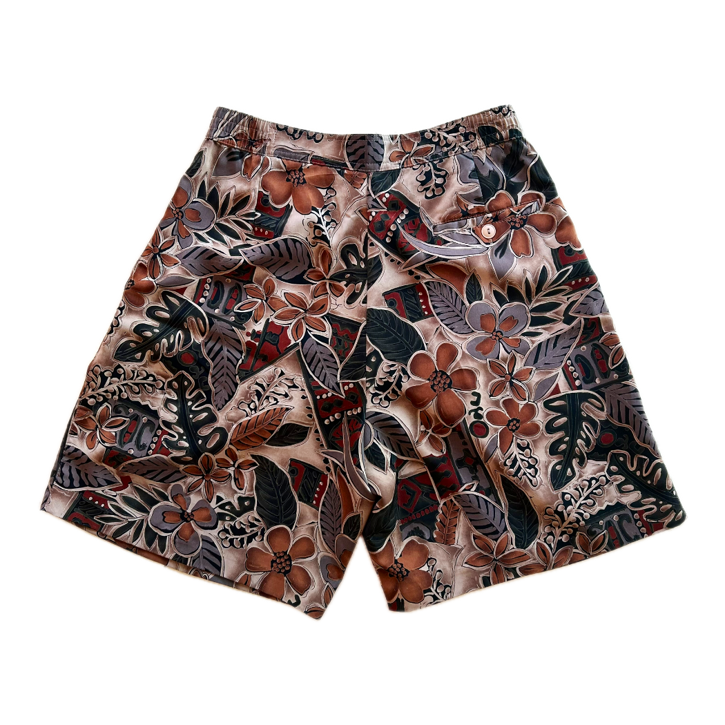 Earth Tone Foilage Shorts