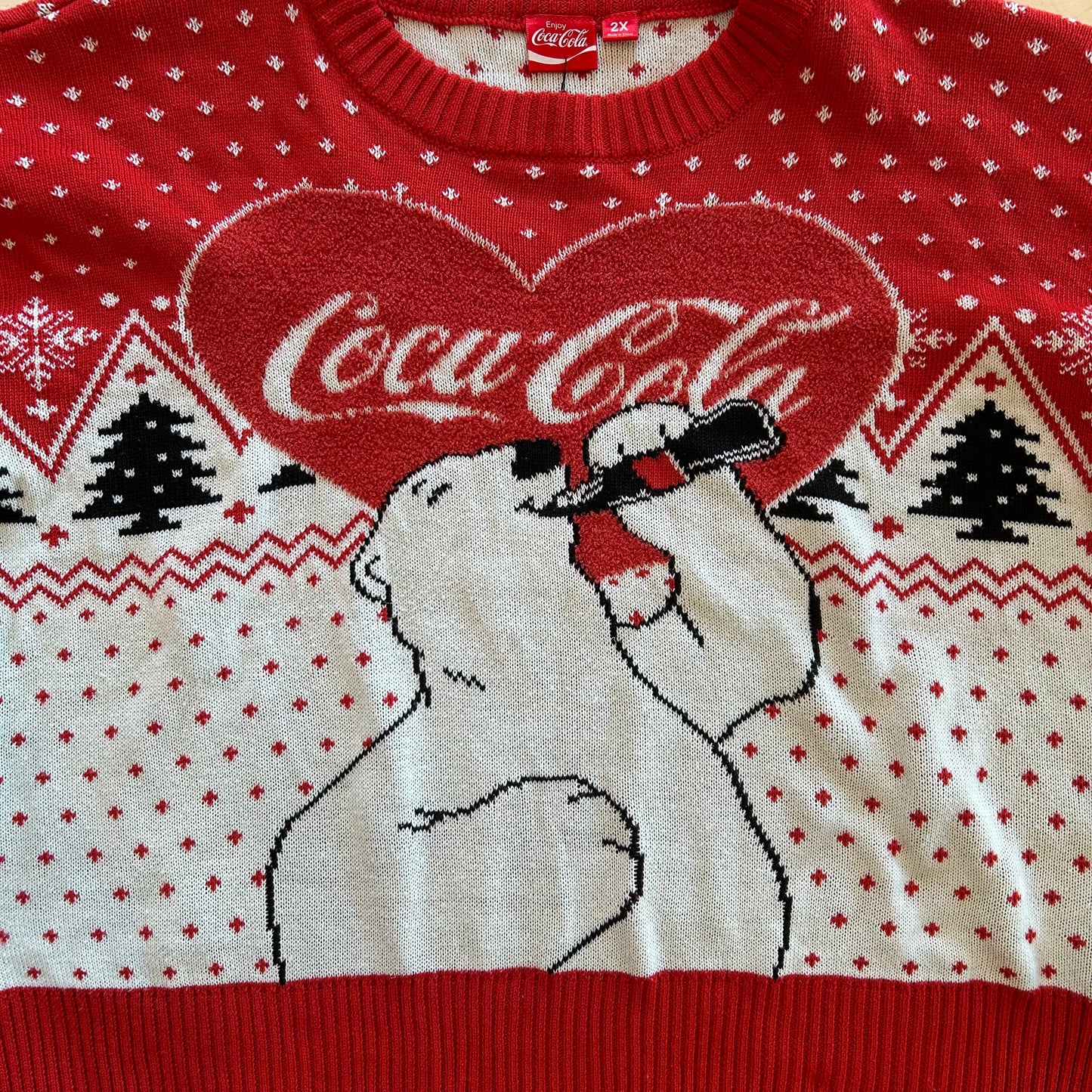 Coca-Cola Bear Christmas Sweater