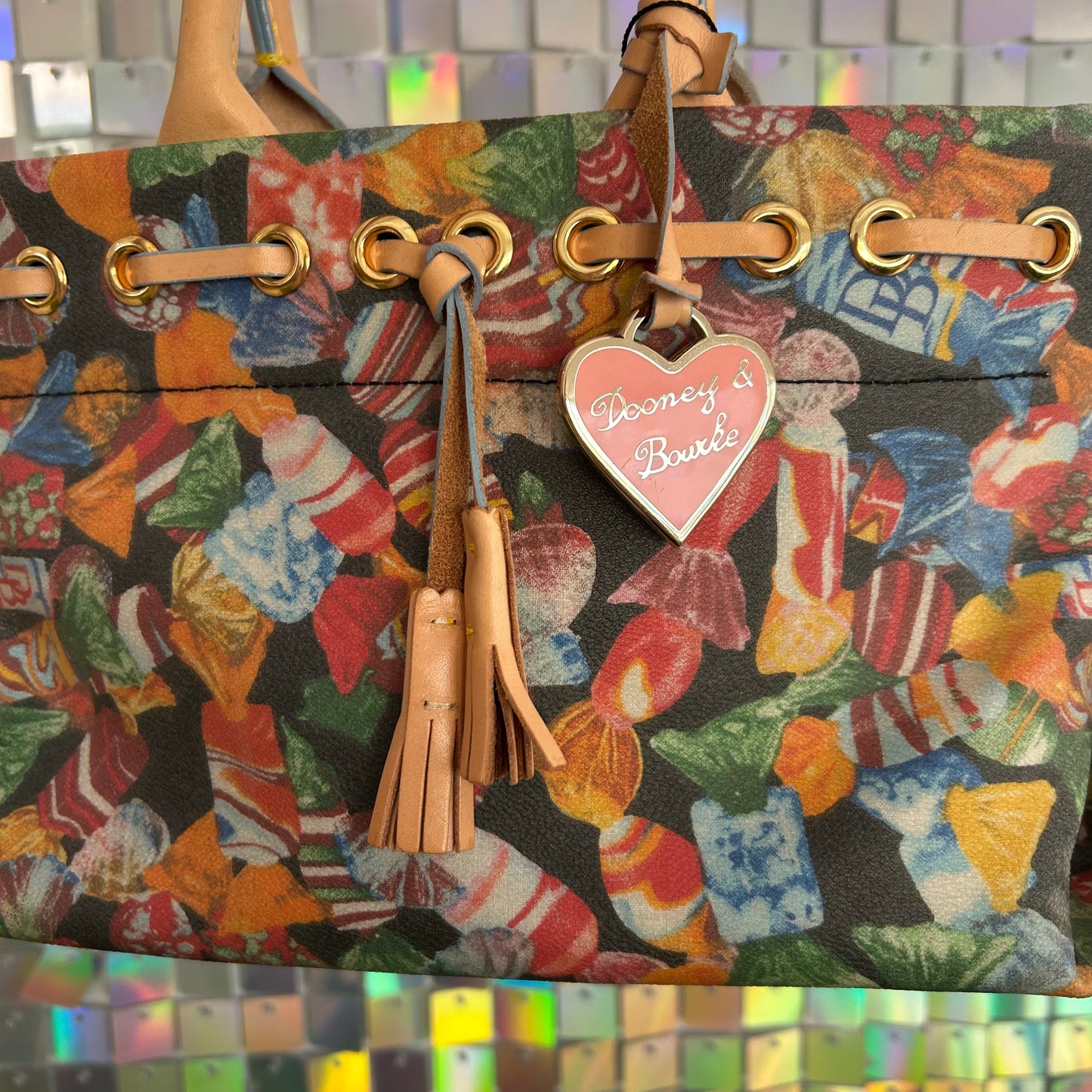 Y2K Dooney and Burke Candy Bag w/ Crossbody Strap