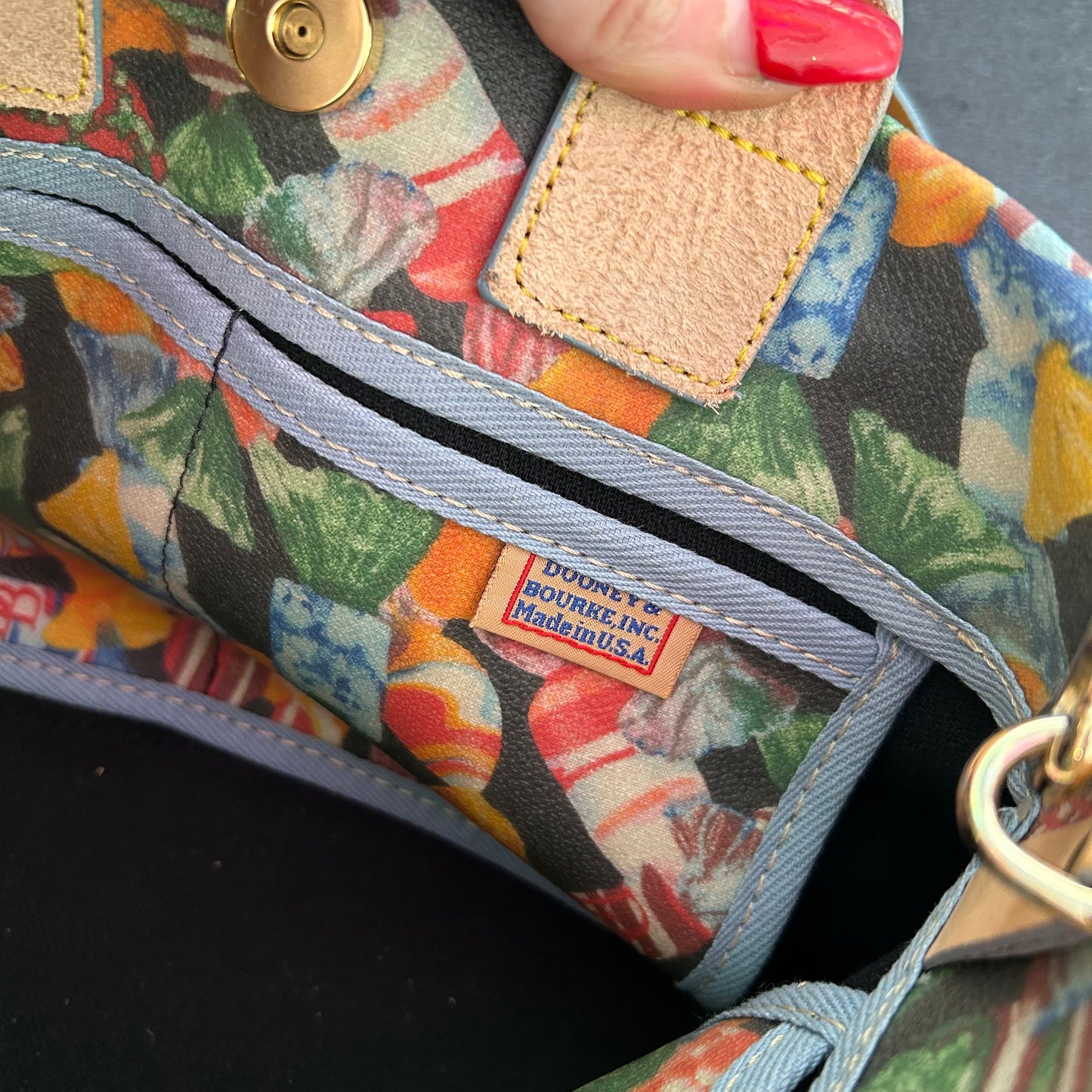 Y2K Dooney and Burke Candy Bag w/ Crossbody Strap