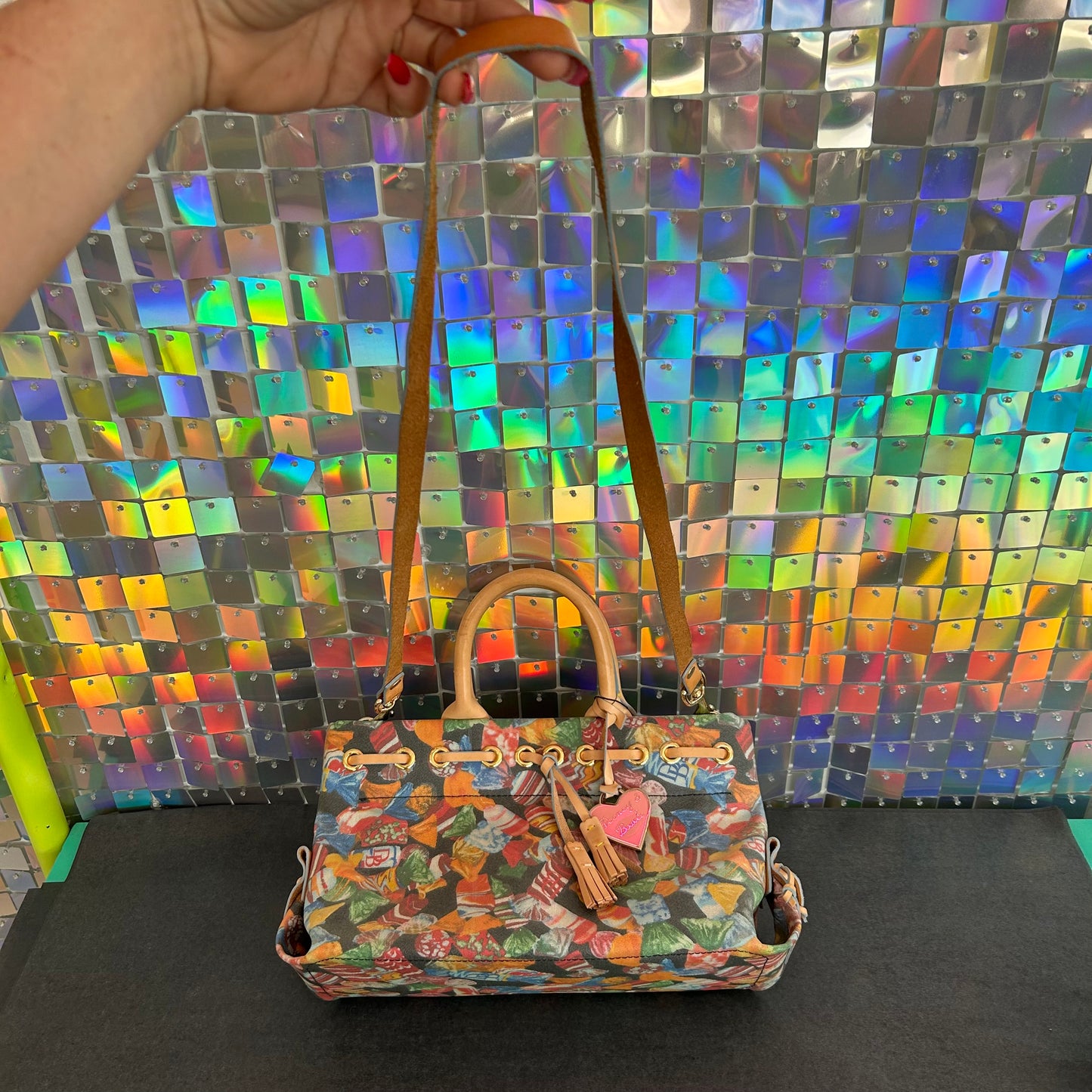 Y2K Dooney and Burke Candy Bag w/ Crossbody Strap