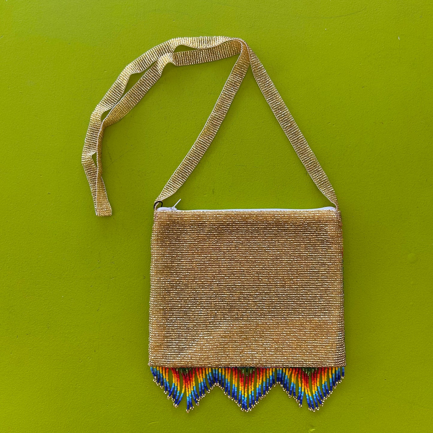 Beaded Bird Bag