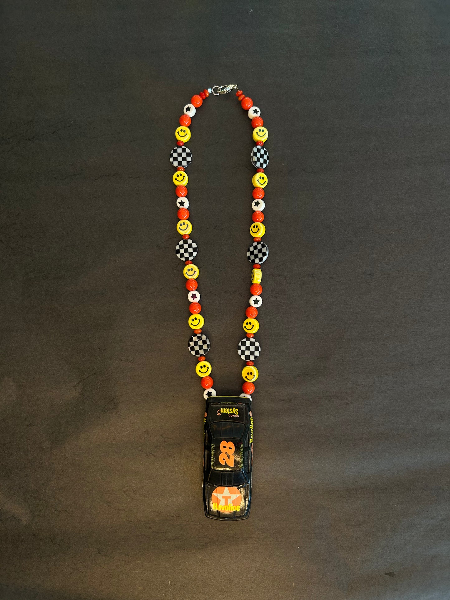 1991 Texaco System 28 Hot Wheels Necklace