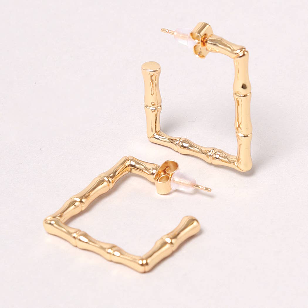 Bamboo Post Earring