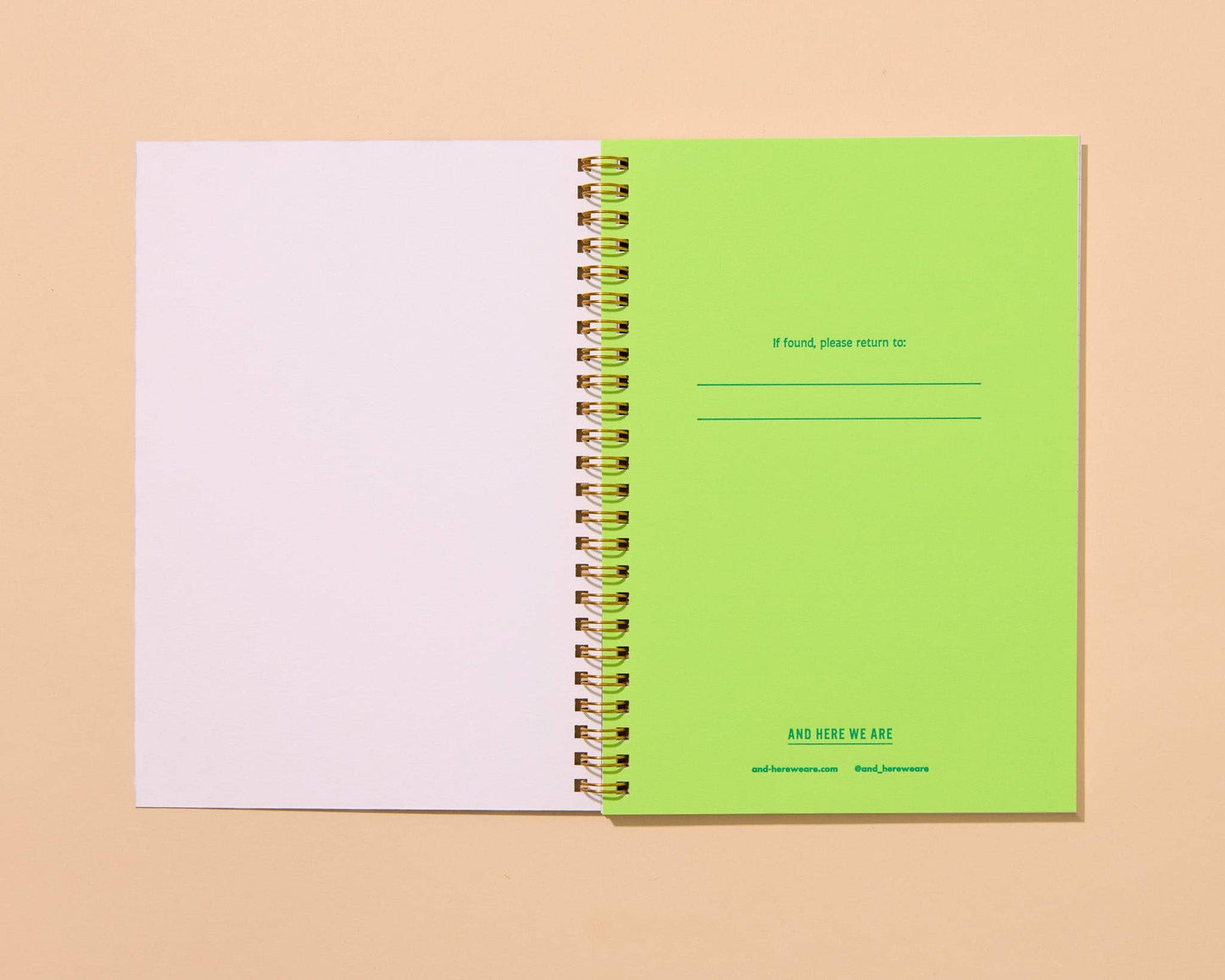 Coneflower Wildflower Letterpress Spiral A5 Notebook