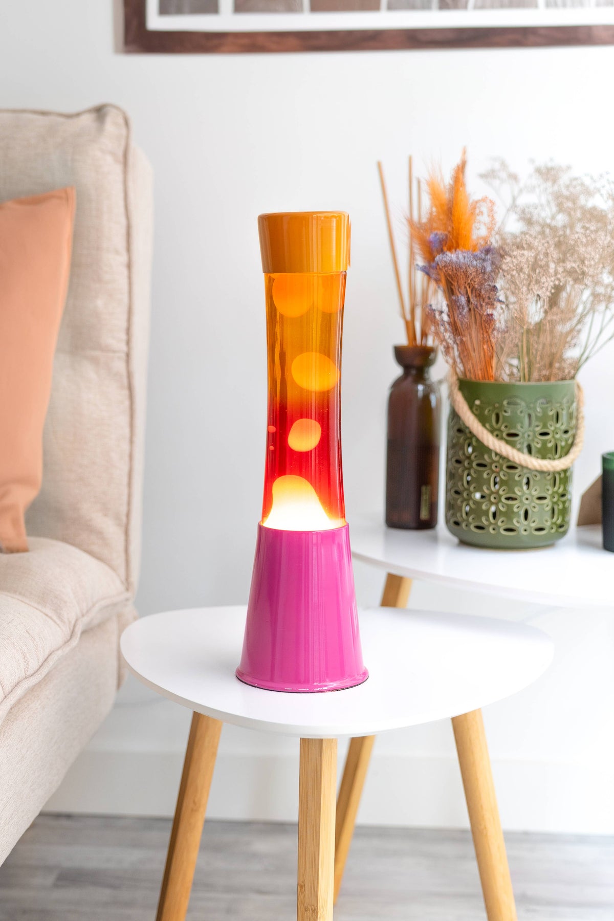 Pink & Yellow Gradient Lava Lamp