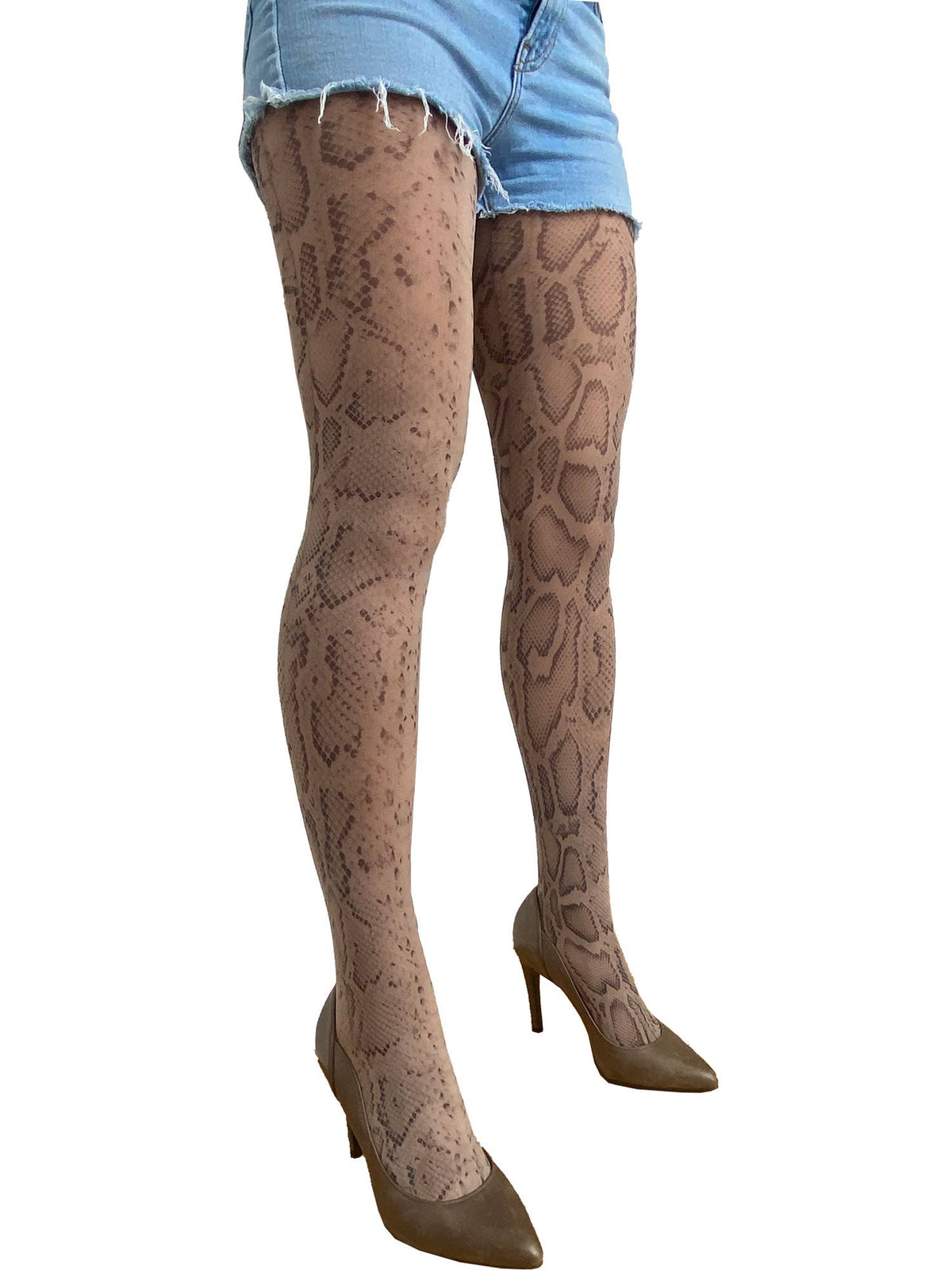 Malka Chic Snakeskin Tights