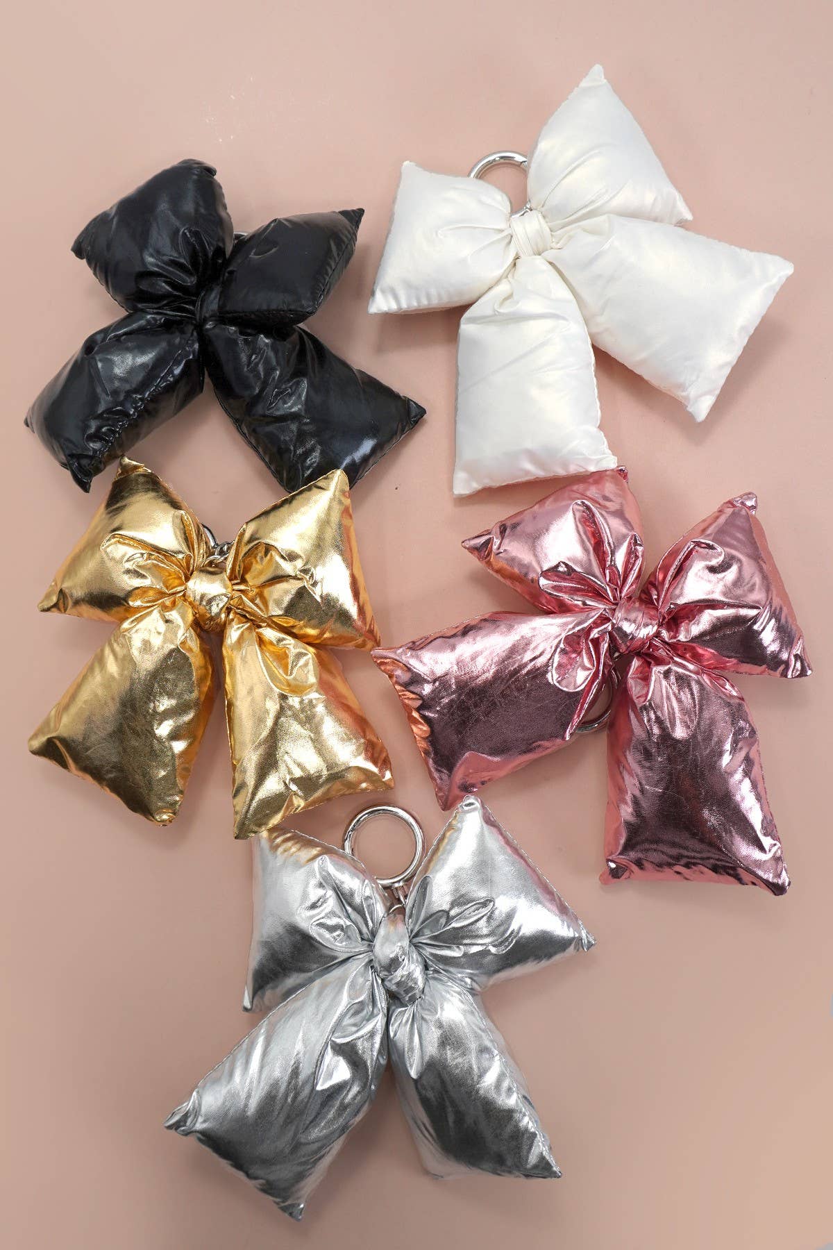 Puffy Bow Keychain