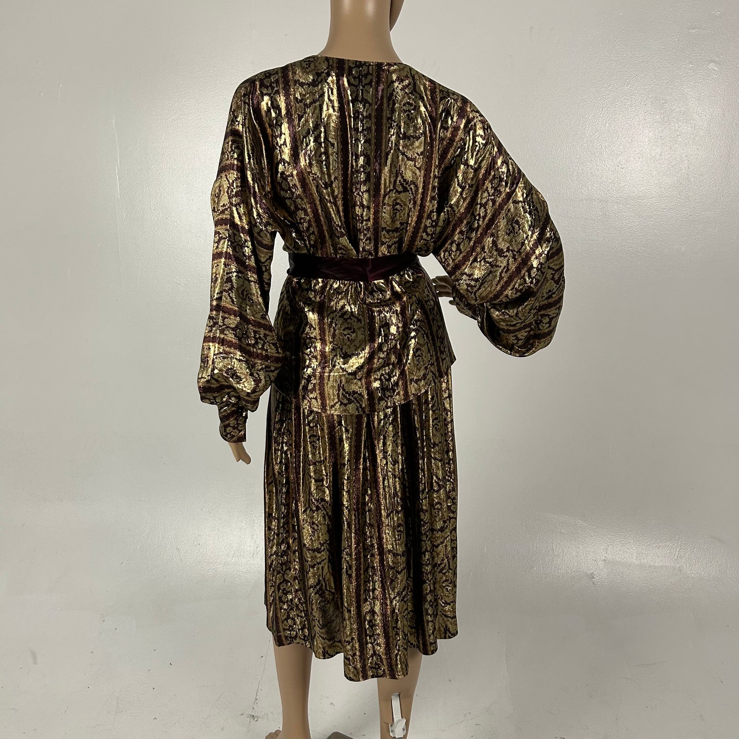 1970s Calvin Klein Silk/Poly Blend 2-Piece Set