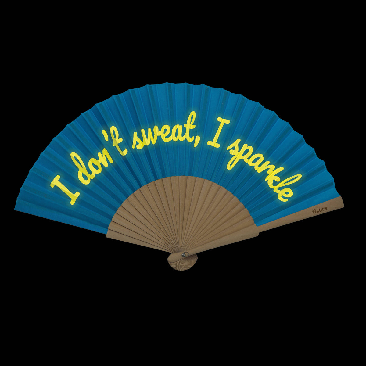 I Don't Sweat, I Sparkle Hand Fan