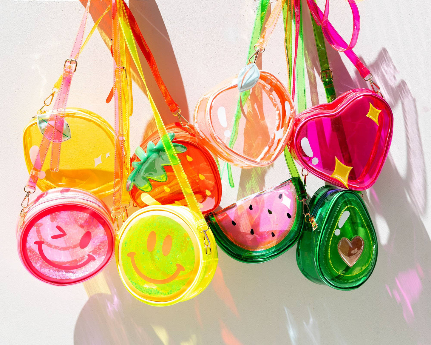 Yellow Smiley Jelly Bag