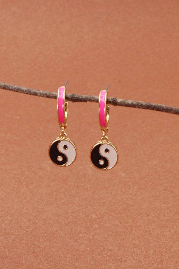 Charm Mini Hoop Earring