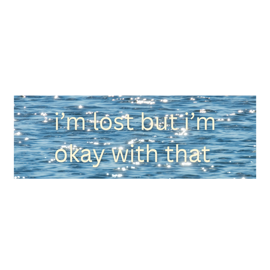 "I'm Lost" Bumper Sticker