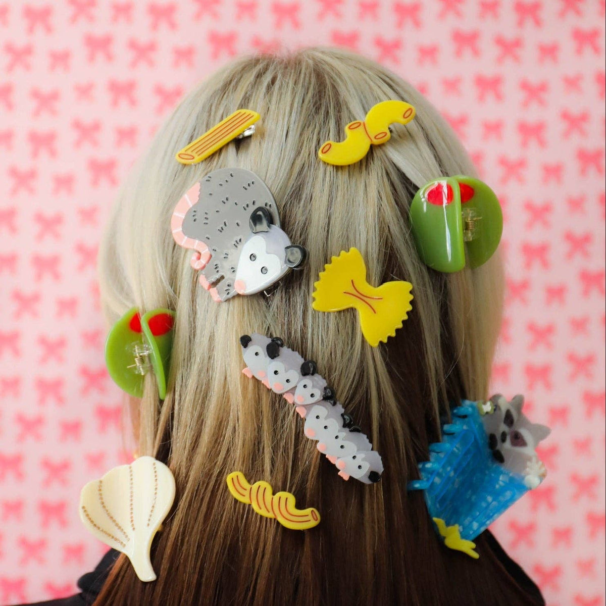 Noodle Hair Clips