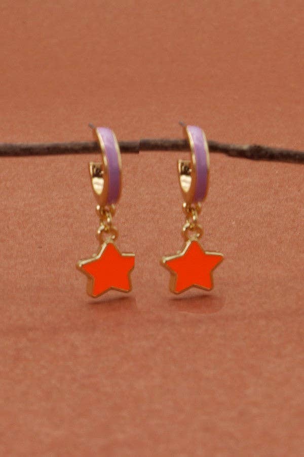 Charm Mini Hoop Earring