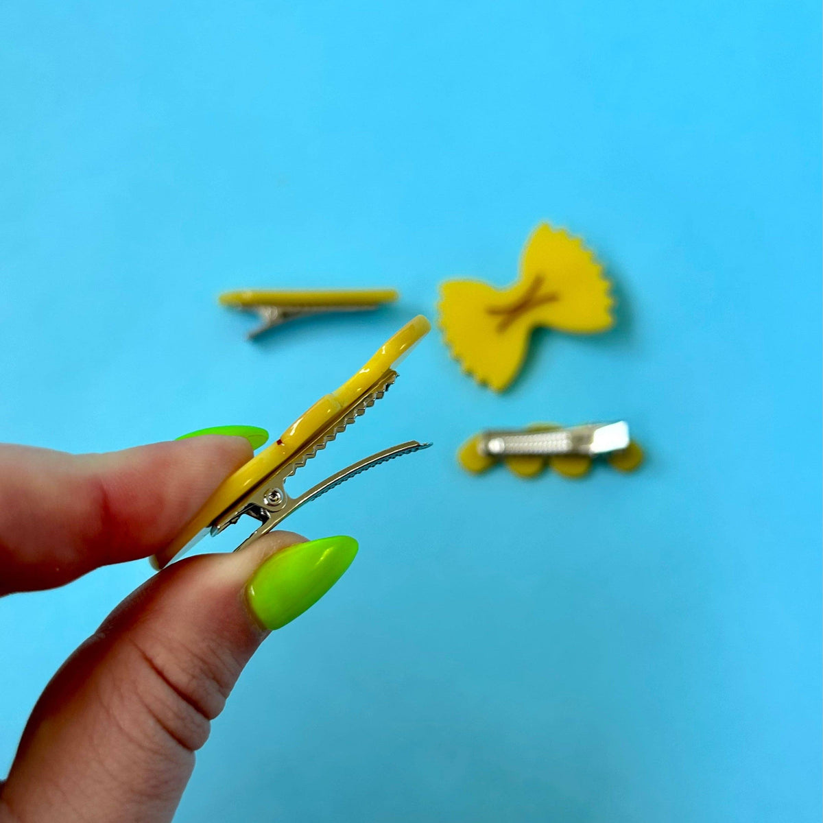 Noodle Hair Clips