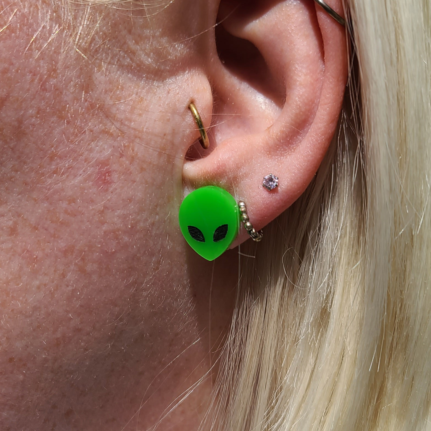 Alien Stud Earrings