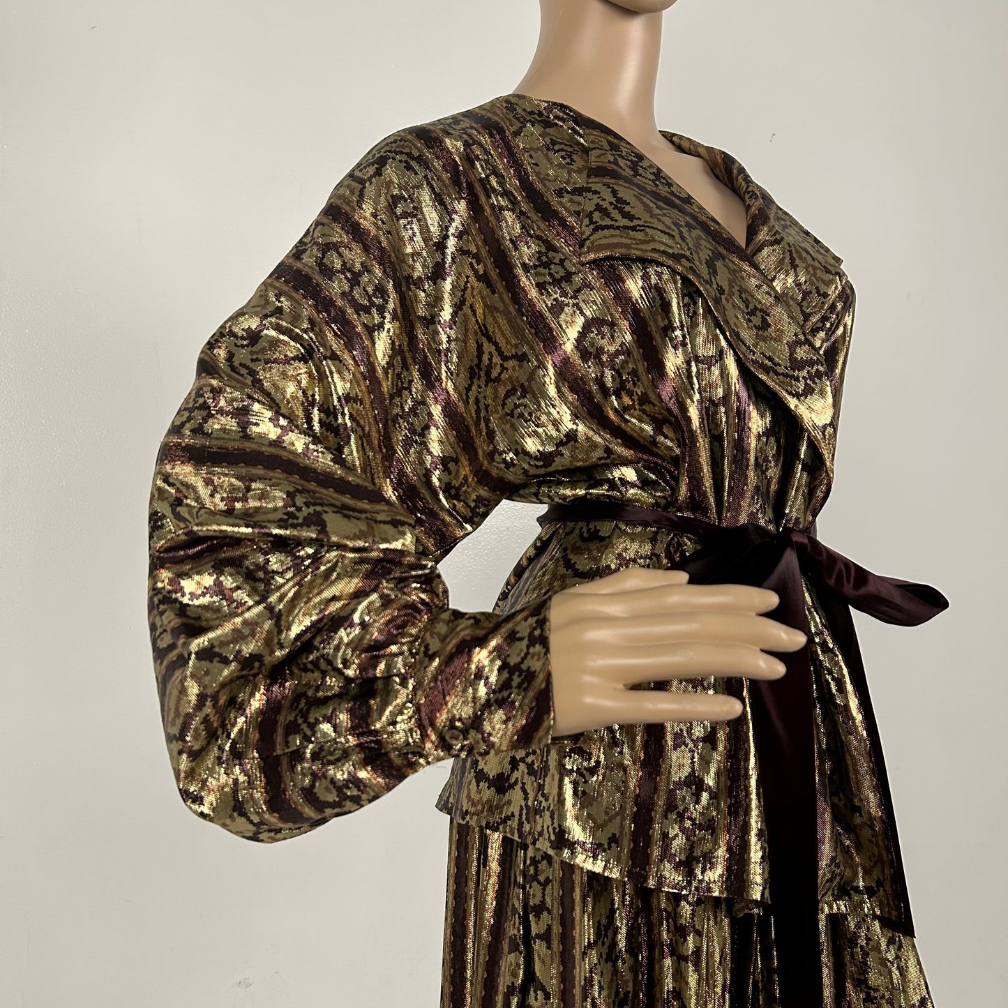 1970s Calvin Klein Silk/Poly Blend 2-Piece Set