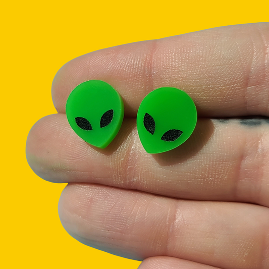 Alien Stud Earrings