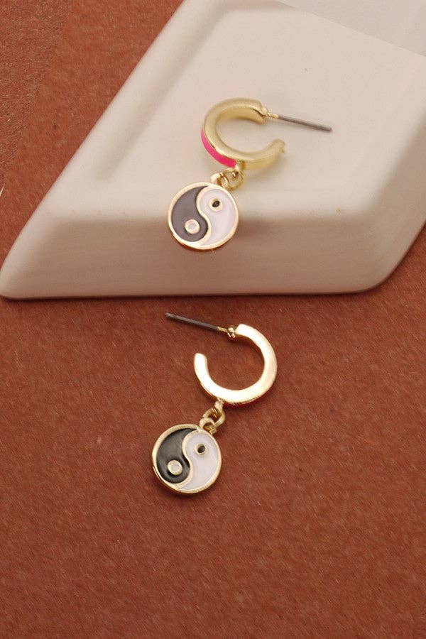Charm Mini Hoop Earring