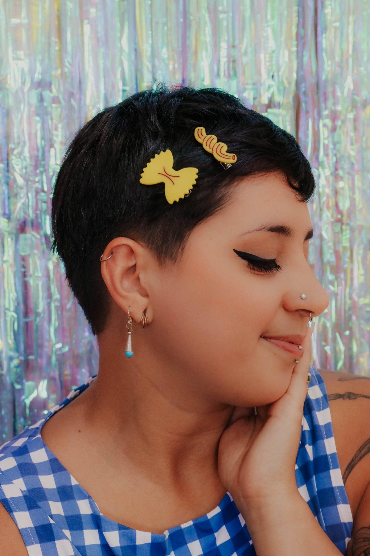 Noodle Hair Clips
