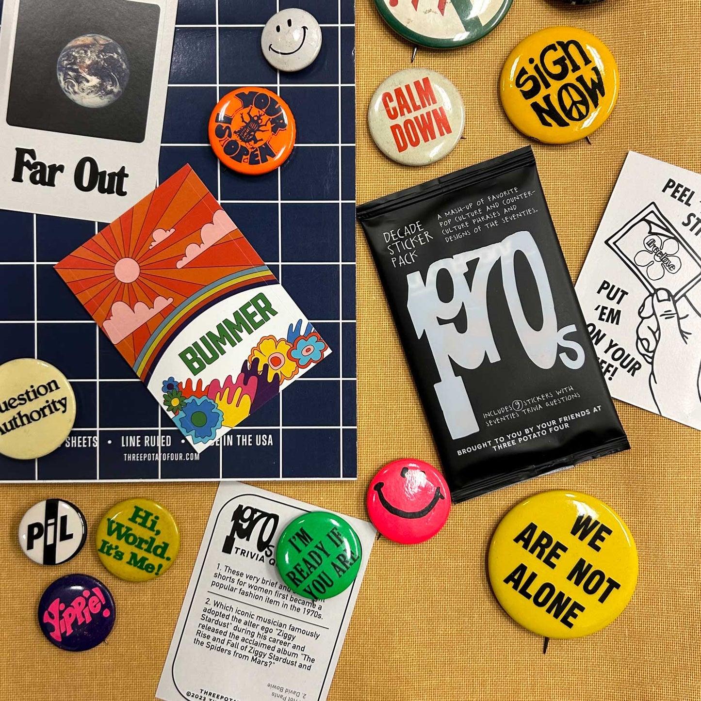 1970s Sticker Pack