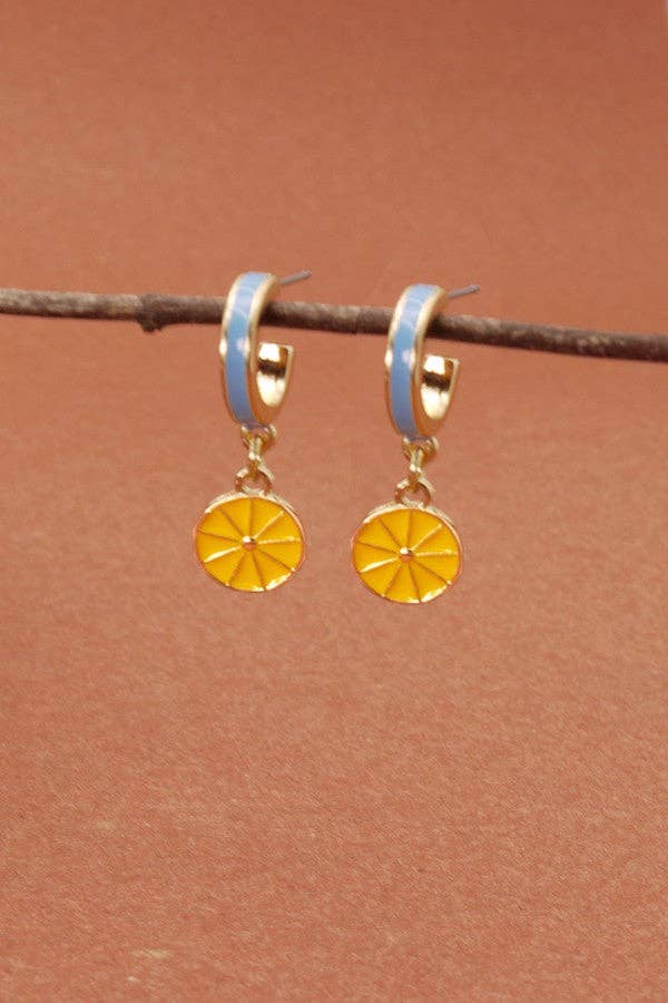 Charm Mini Hoop Earring