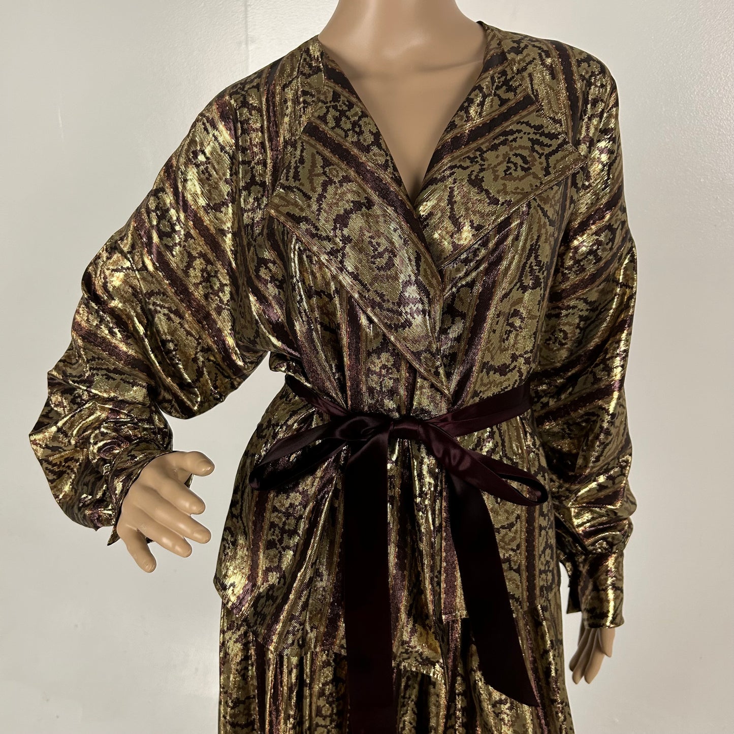 1970s Calvin Klein Silk/Poly Blend 2-Piece Set