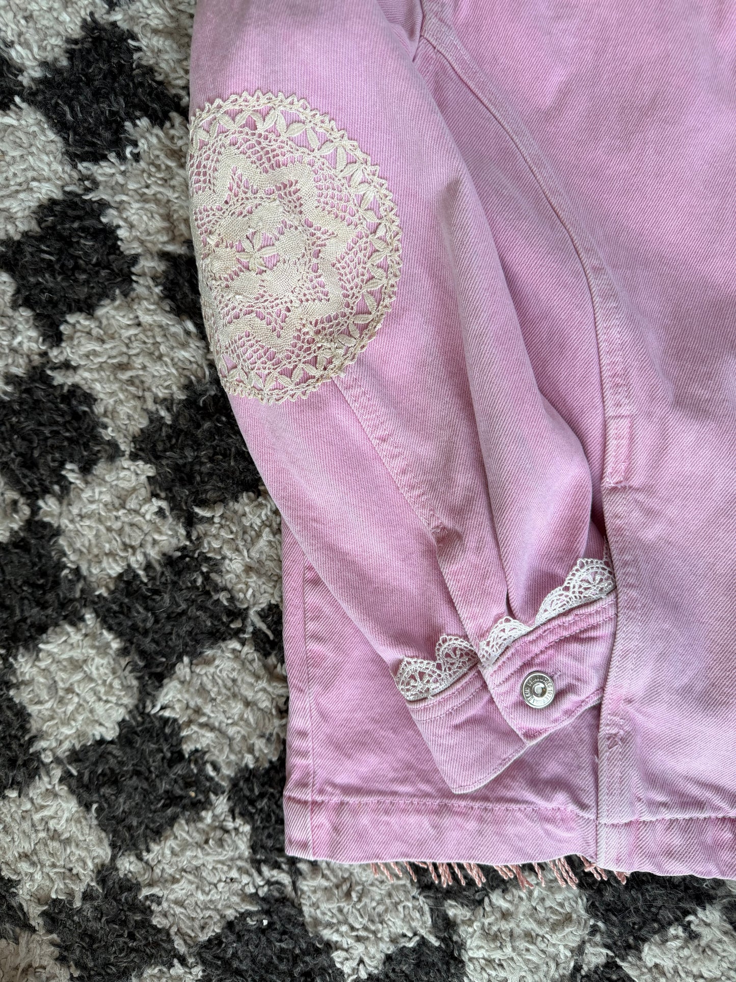 Cotton Candy Niagara Jacket w/ Pillow Case Back Panel