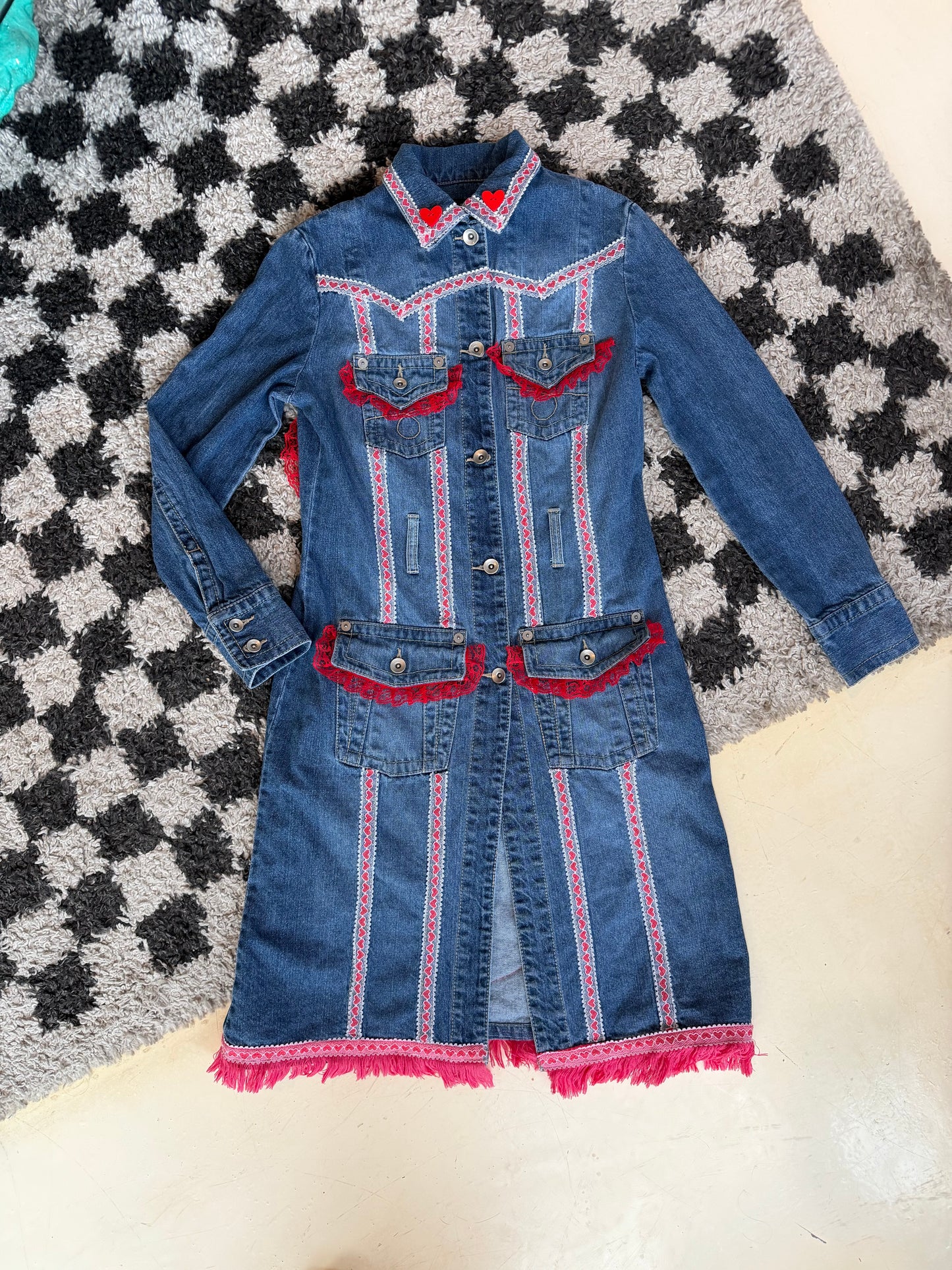 Madonna Inn Denim Duster Jacket