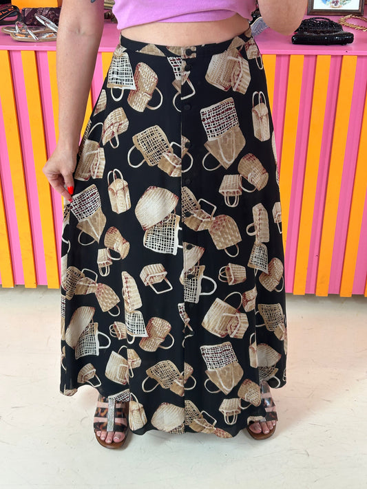 Silk Basket Skirt