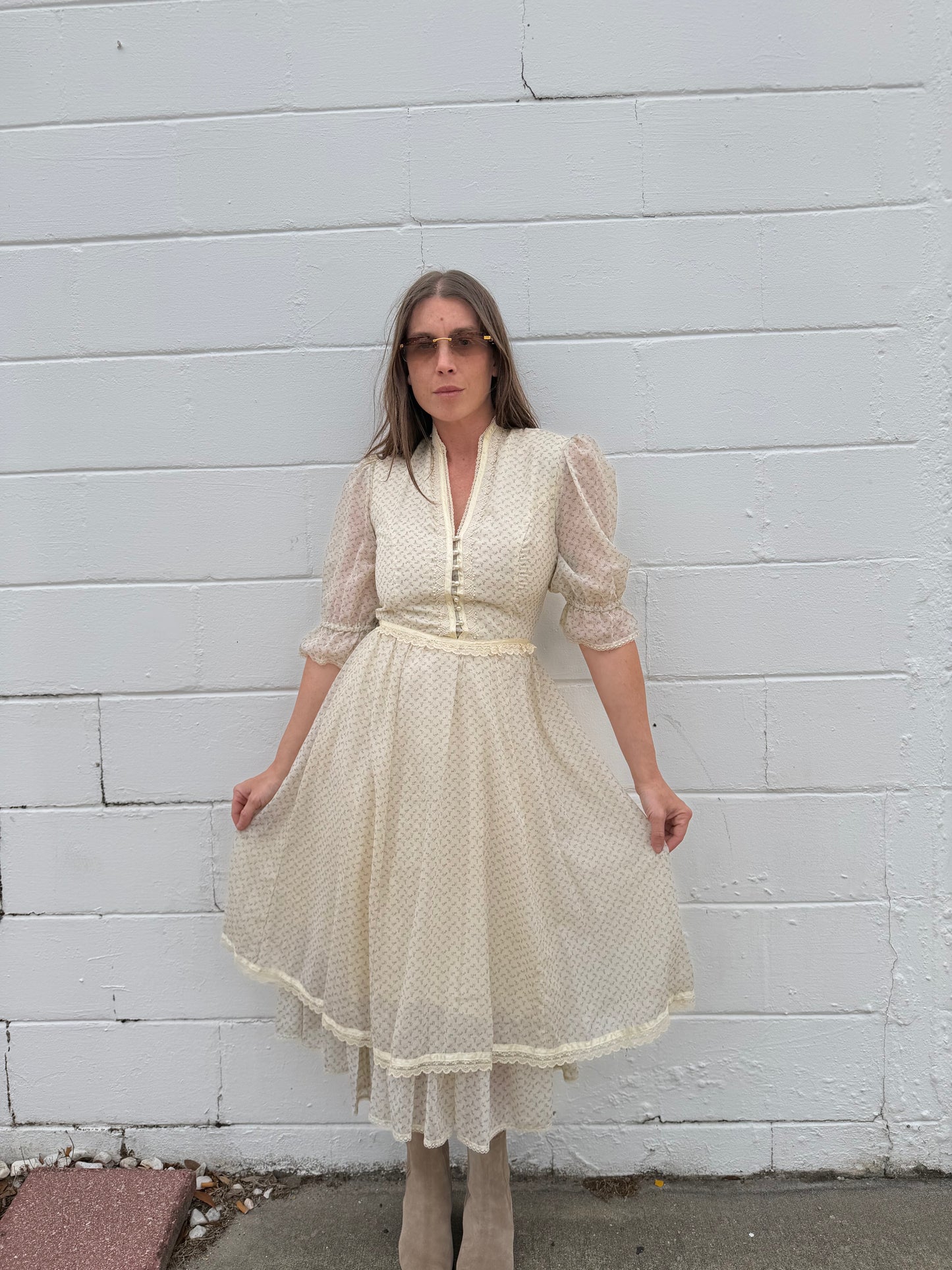 70s Gunne Sax Prairie Dress
