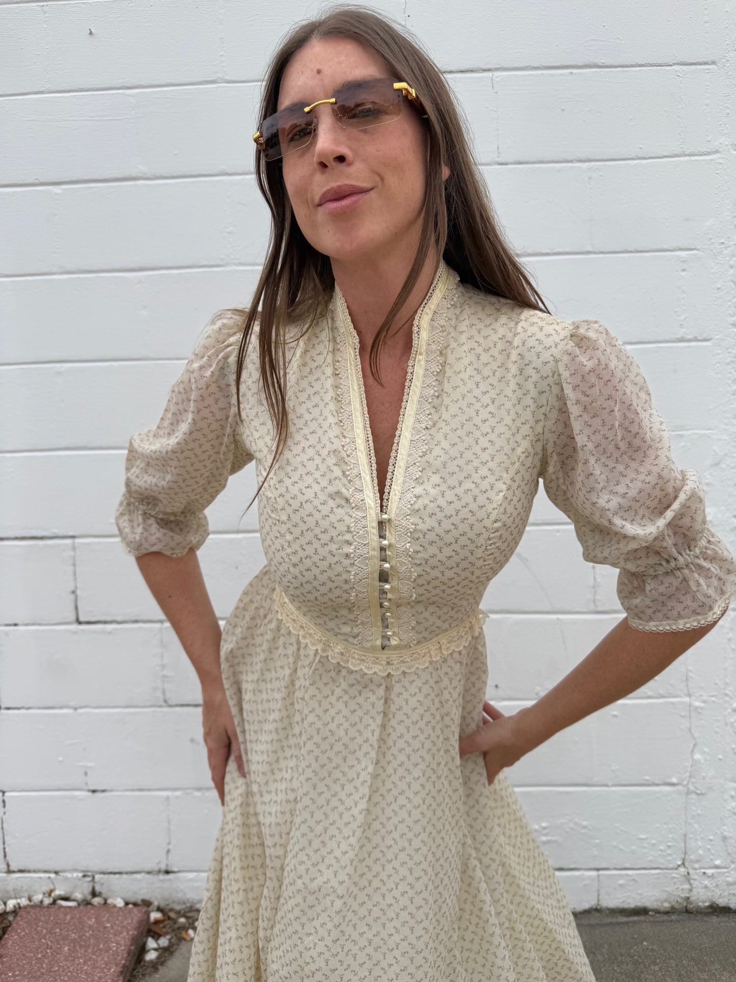 70s Gunne Sax Prairie Dress