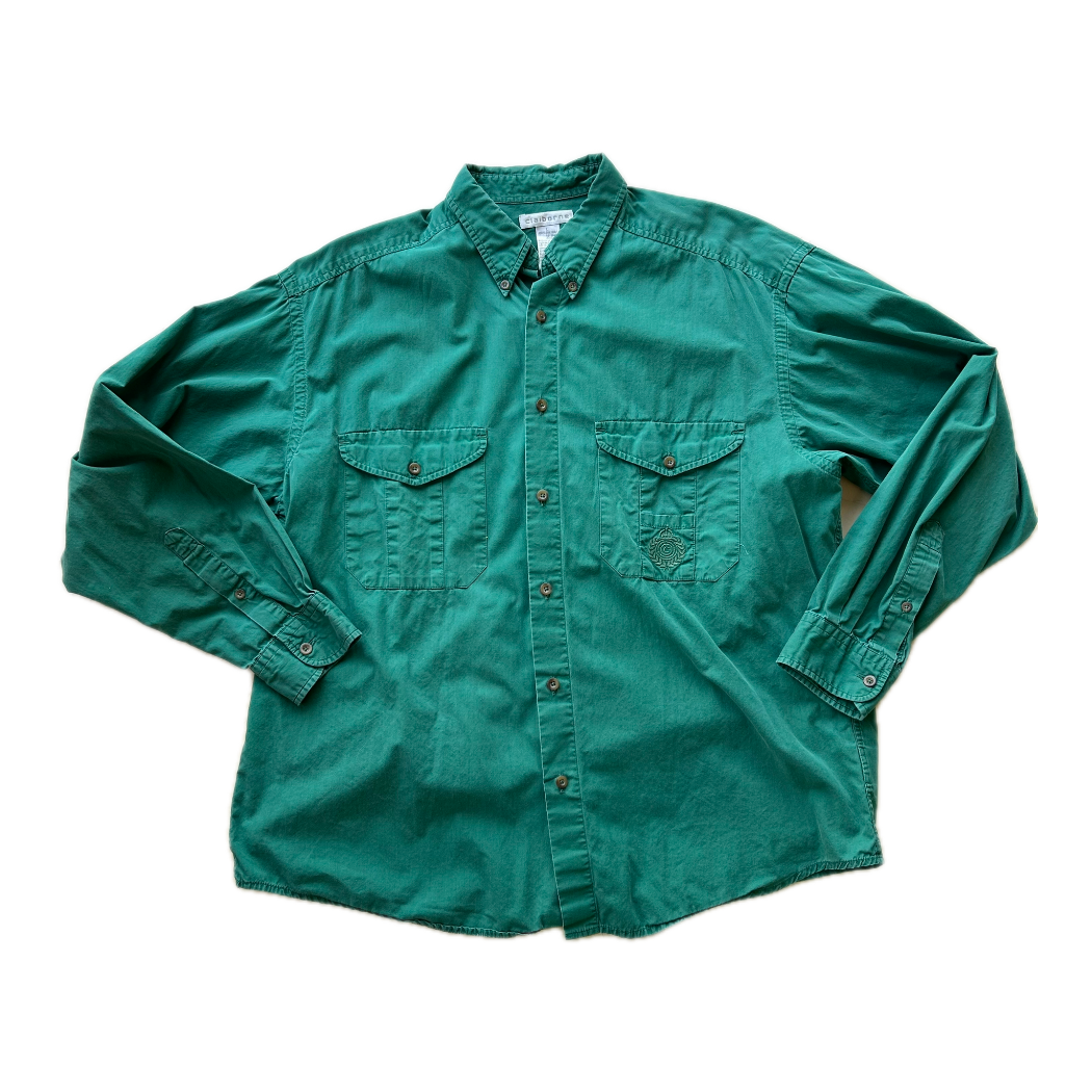 Emerald Liz Claiborne Button Down