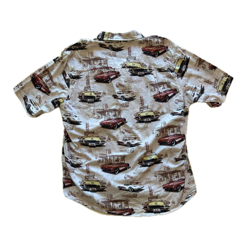 Classic Car Route 66 Button Down