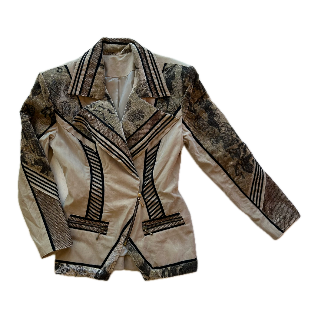 Moto Tapestry Blazer