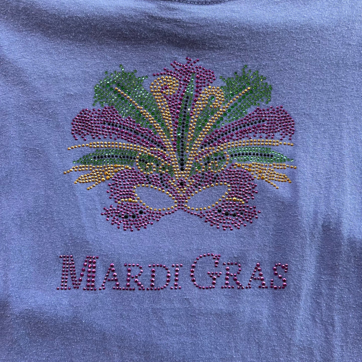 Mardi Gras Rhinestone Tee