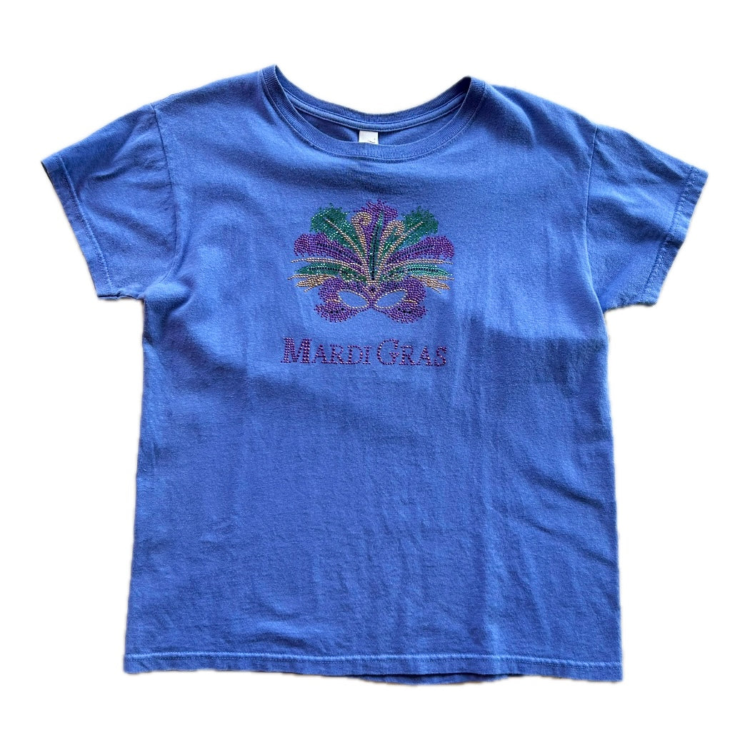 Mardi Gras Rhinestone Tee