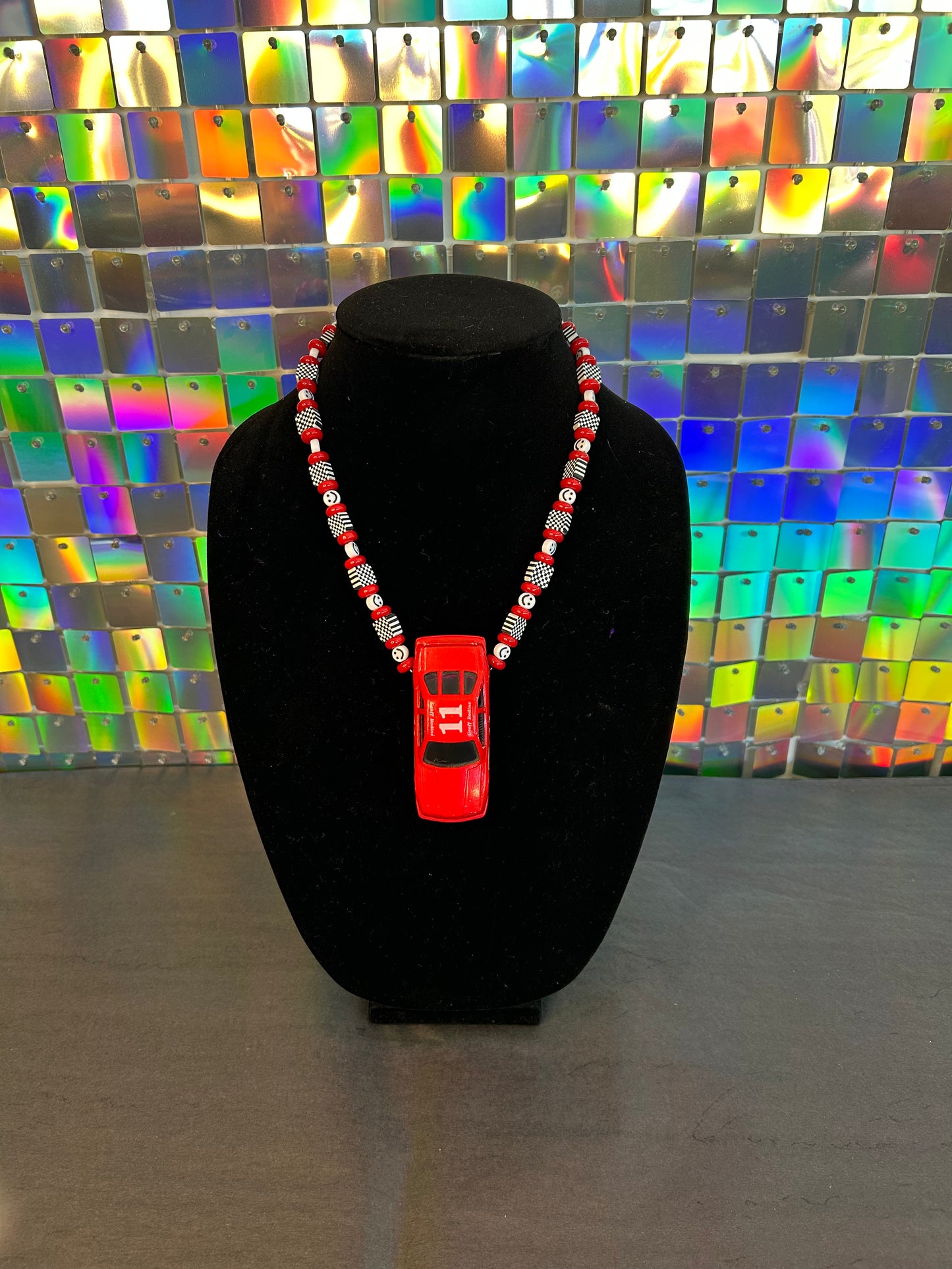 1991 Geoff Bodine 11 Hotwheels Necklace