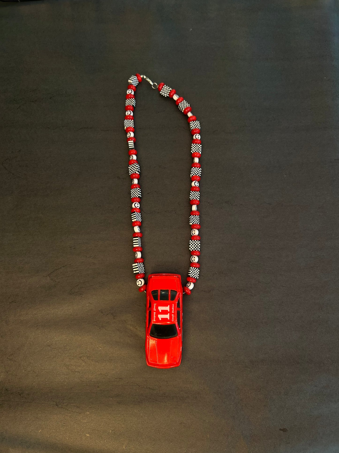 1991 Geoff Bodine 11 Hotwheels Necklace
