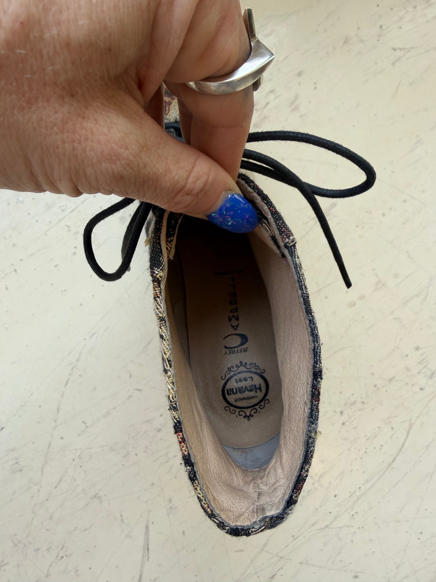 Jeffrey Campbell Dog Tapestry Shoes
