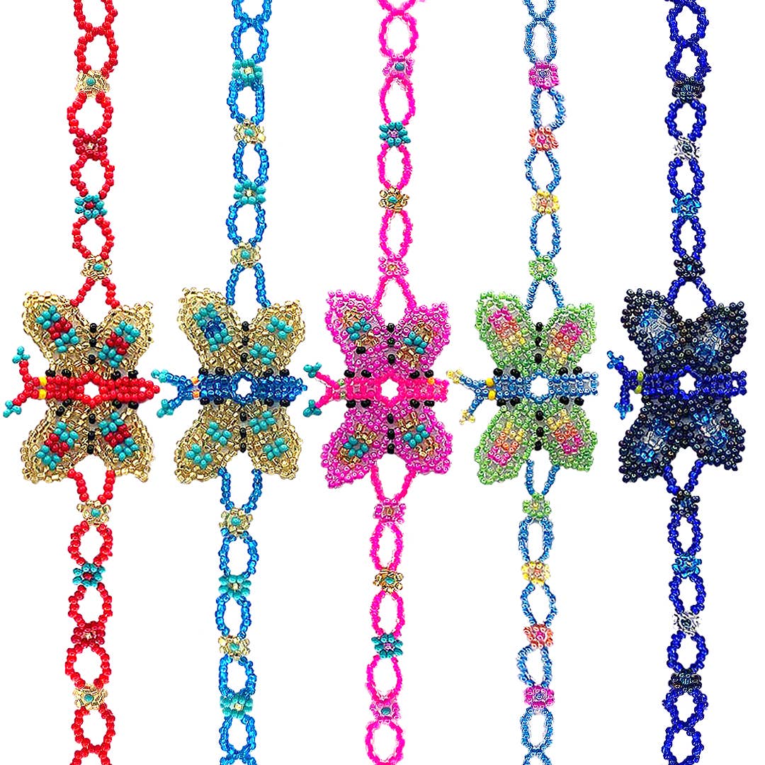 Butterfly Bead Bracelet