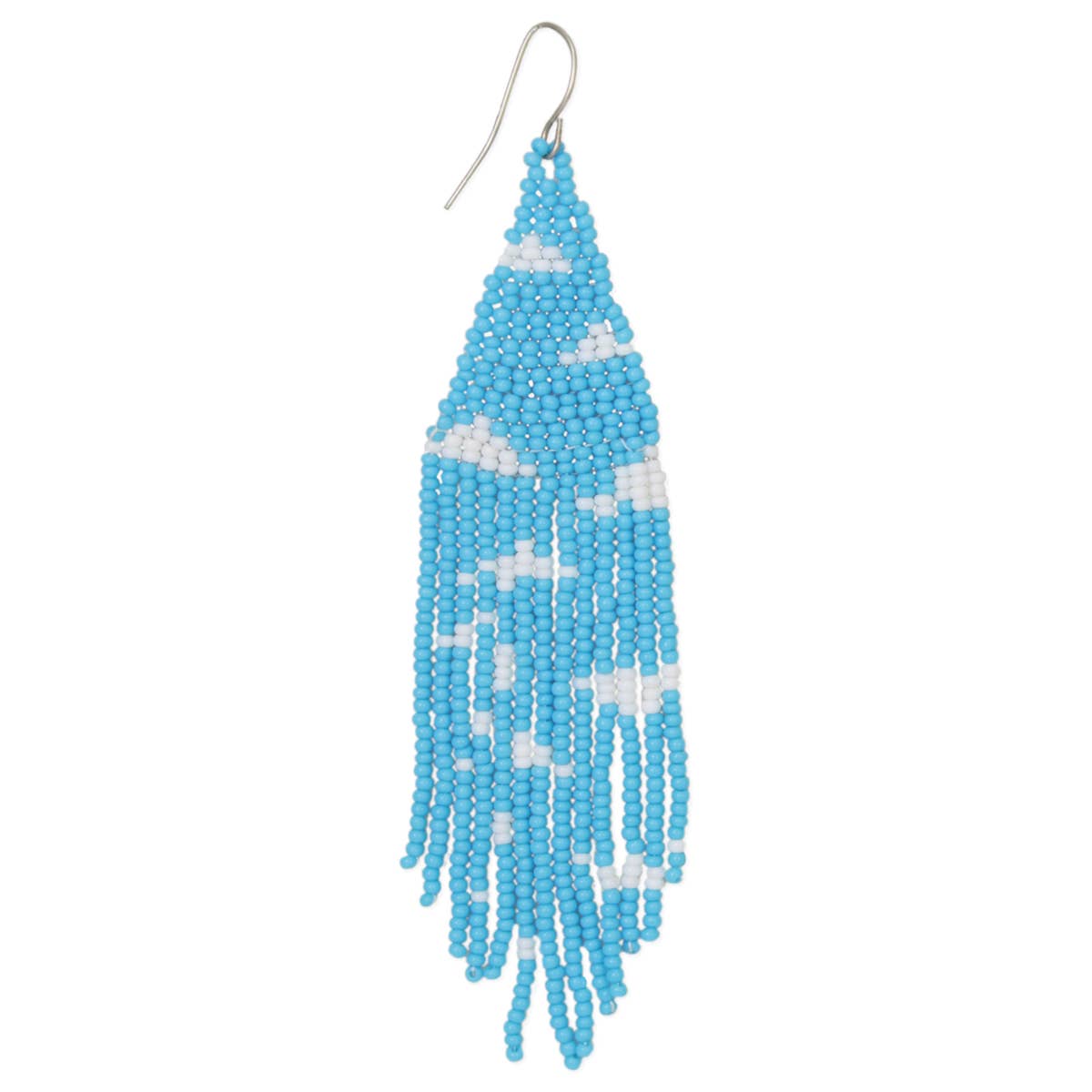 Cloud Seed Bead Earrings