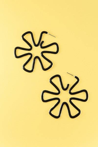 Spongebob Flower Hoops
